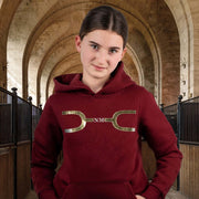 Hoodie "Le Duc" - burgundy (Model)