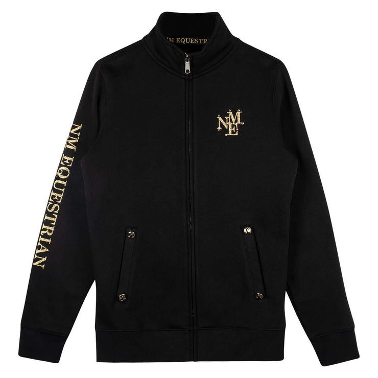 Sweat Jacket "Monteverdi" - black (Front)