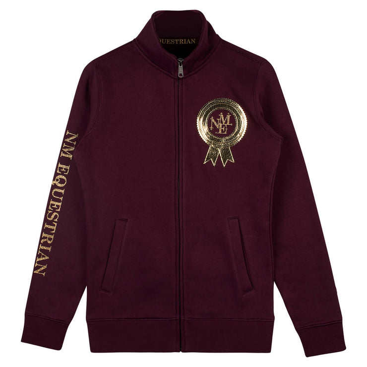 Sweat Jacket "Trophy" - burgundy