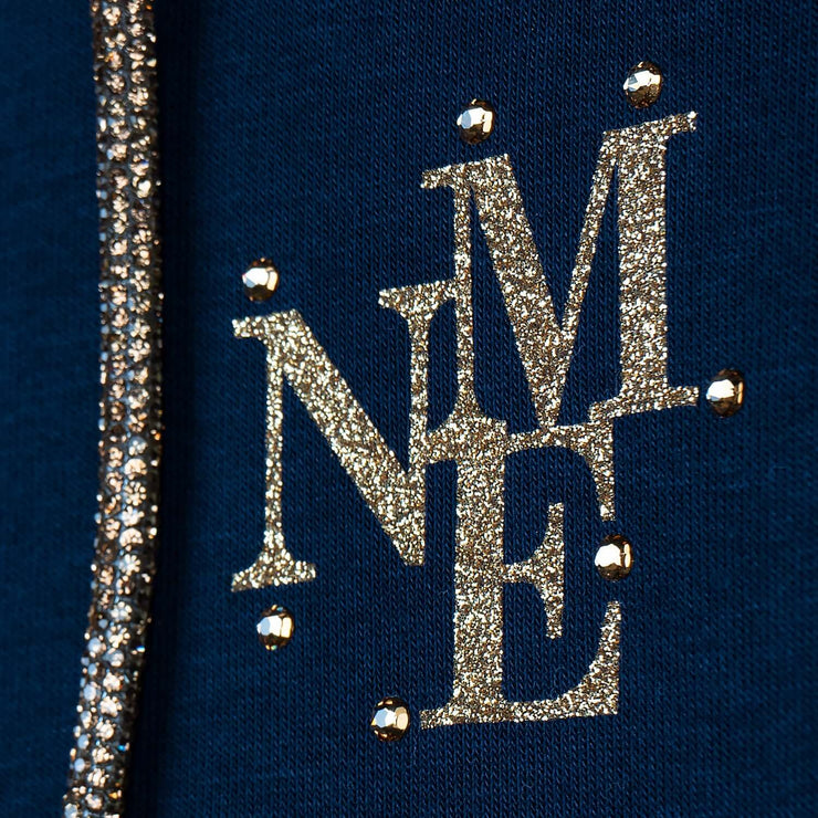 Zip Hoodie "Millenium" - dark blue (Detail)