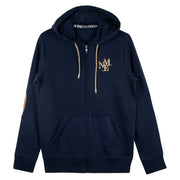 Zip Hoodie "Millenium" - dark blue (Front)