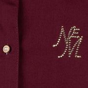 Blouse "Pearly" - burgundy (Detail)