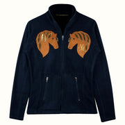 Fleece Jacket "Equiglam Set" - dark blue (Front)