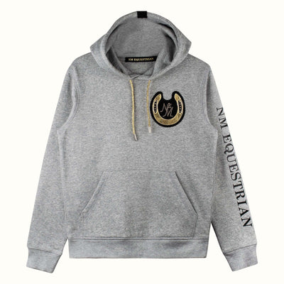 Hoodie "Brilliance" - heather grey (Front)