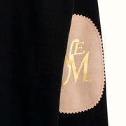 Knit Cardigan "Supreme" - black (Back, Detail)