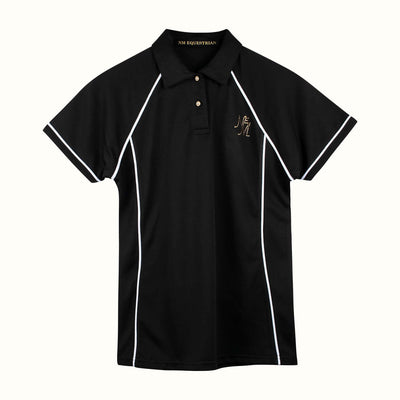 Polo Shirt "Foxy" - black