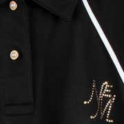Polo Shirt "Foxy" - black (Detail)