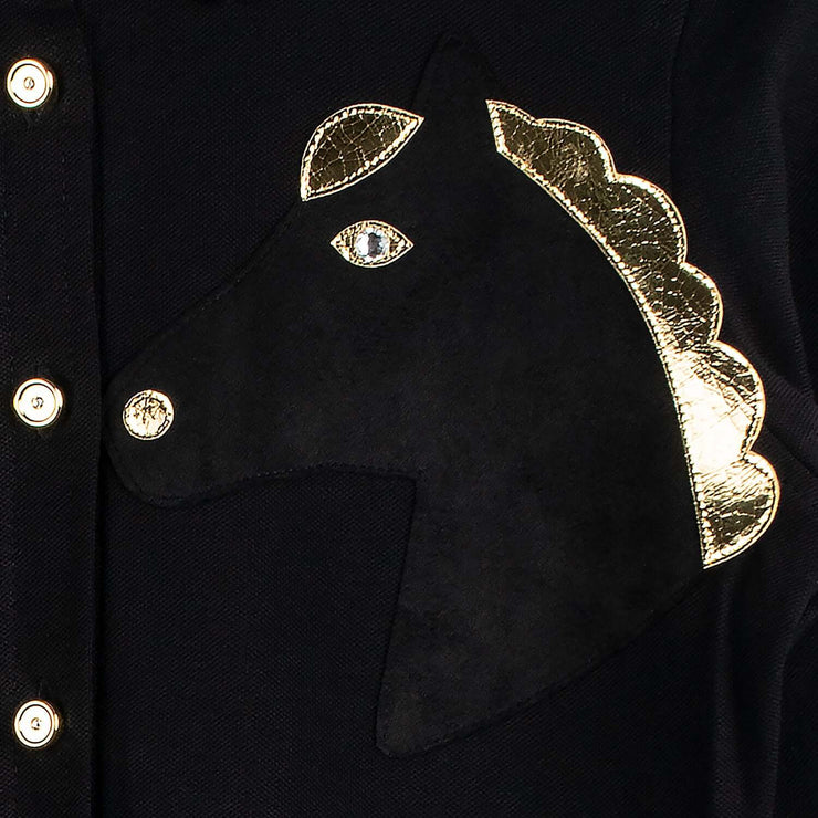 Shirt "Equiville" - black (Detail)