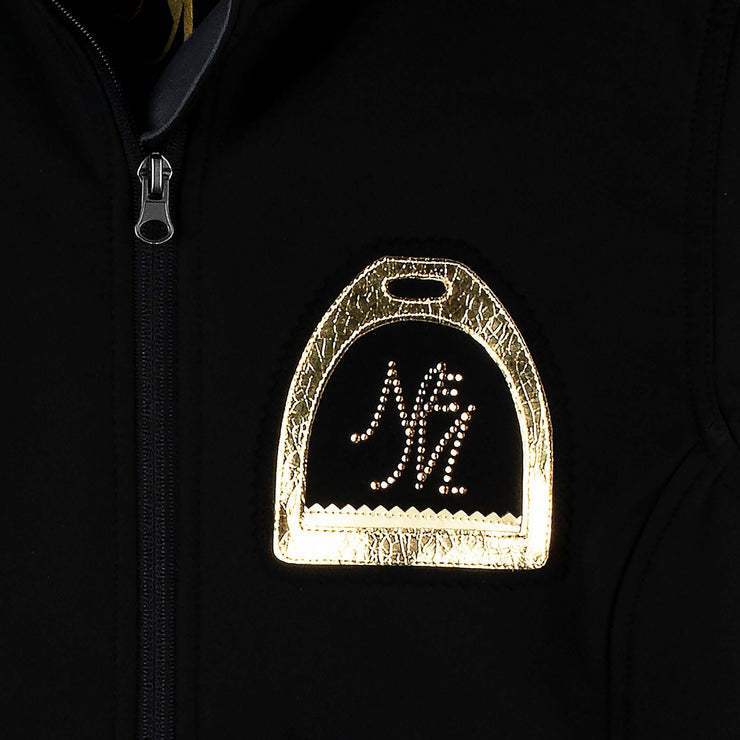Softshell Jacket "Royal" - black (Front Detail))