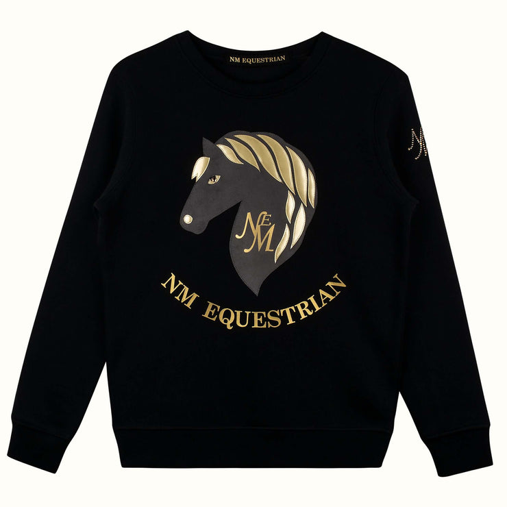 Sweatshirt "Equiglam" - black