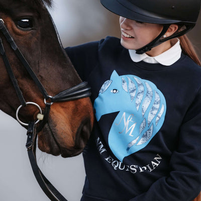 Sweatshirt "Equiglam" - dark blue (Model)