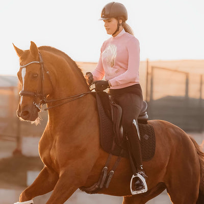 Sweatshirt "Equiglam" - rose (Model)