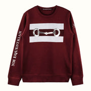 Sweatshirt "Glossy" - burgundy